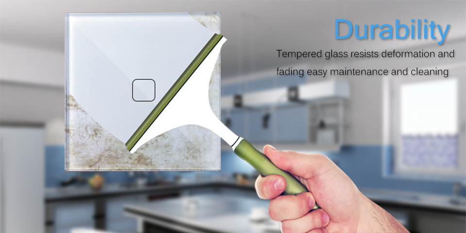 Glass Panel Voice Control Smart Switch
